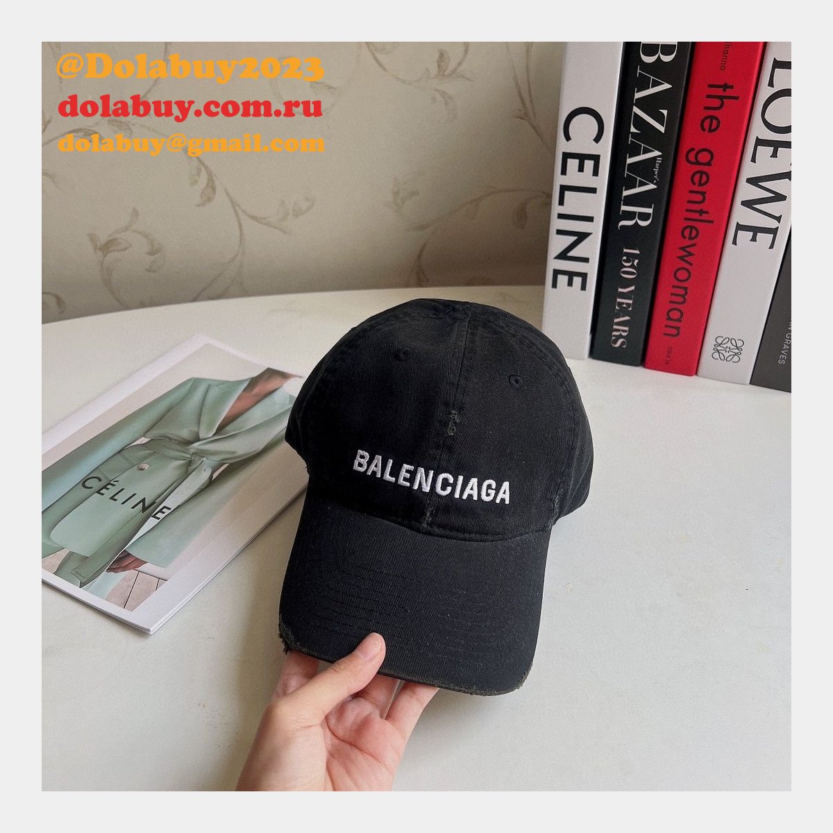 Designer Wholesale Replica Balenciaga Hats Hundreds Strap