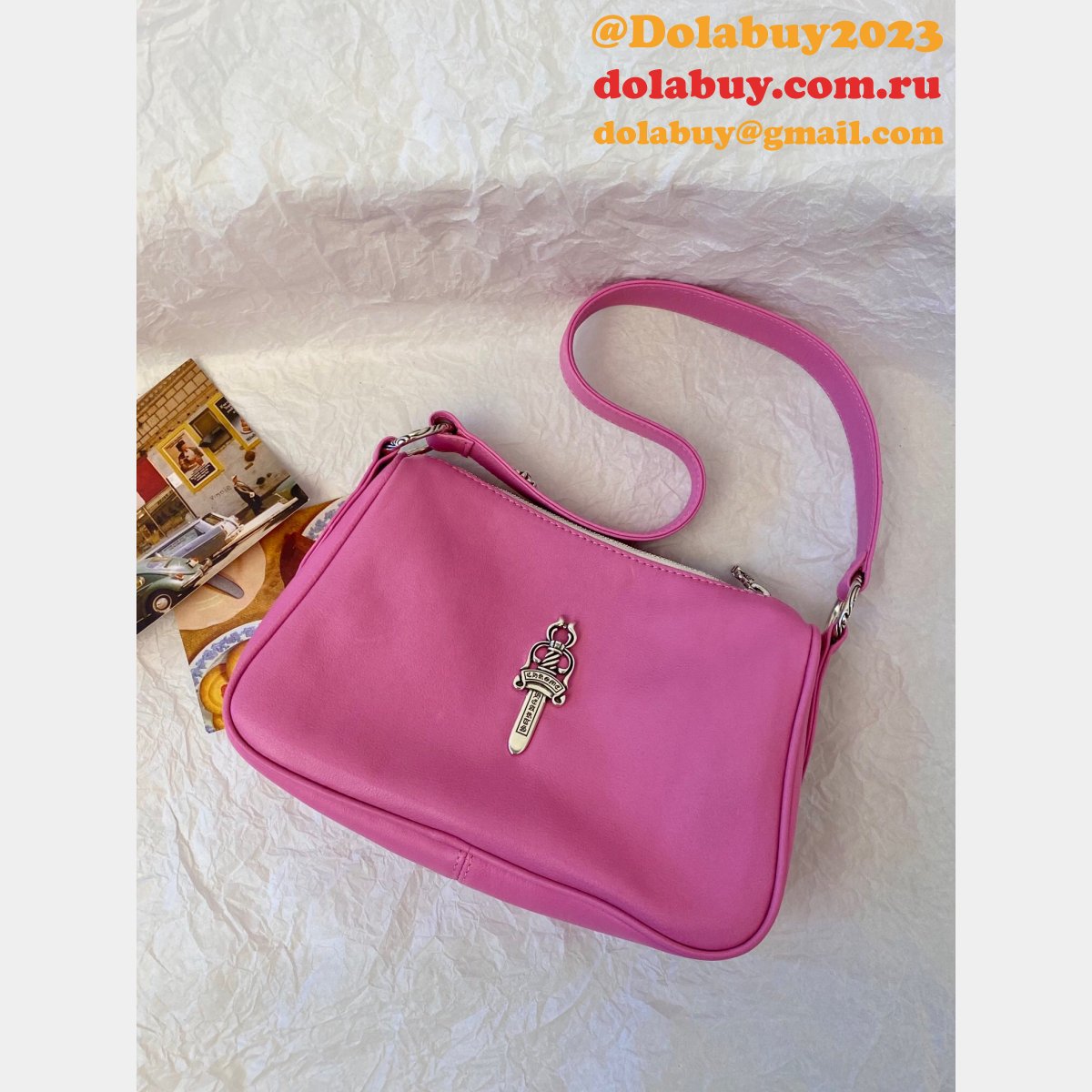 best Ch*0me He**ts replica silver hardware chicken nuggets bag