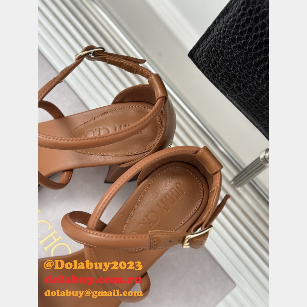 Jimmy Choo Jess Duplicate Slingback Sandals Heel: 6.5 cm Shoes