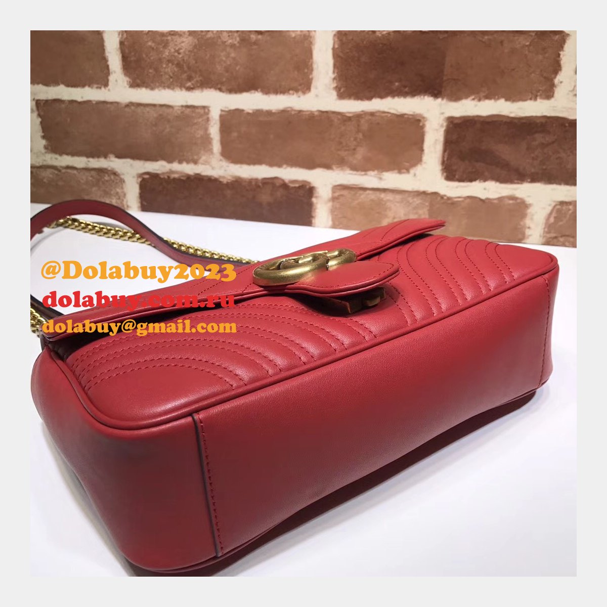 G*u*i gg marmont replica 443497 ladies shoulder bag