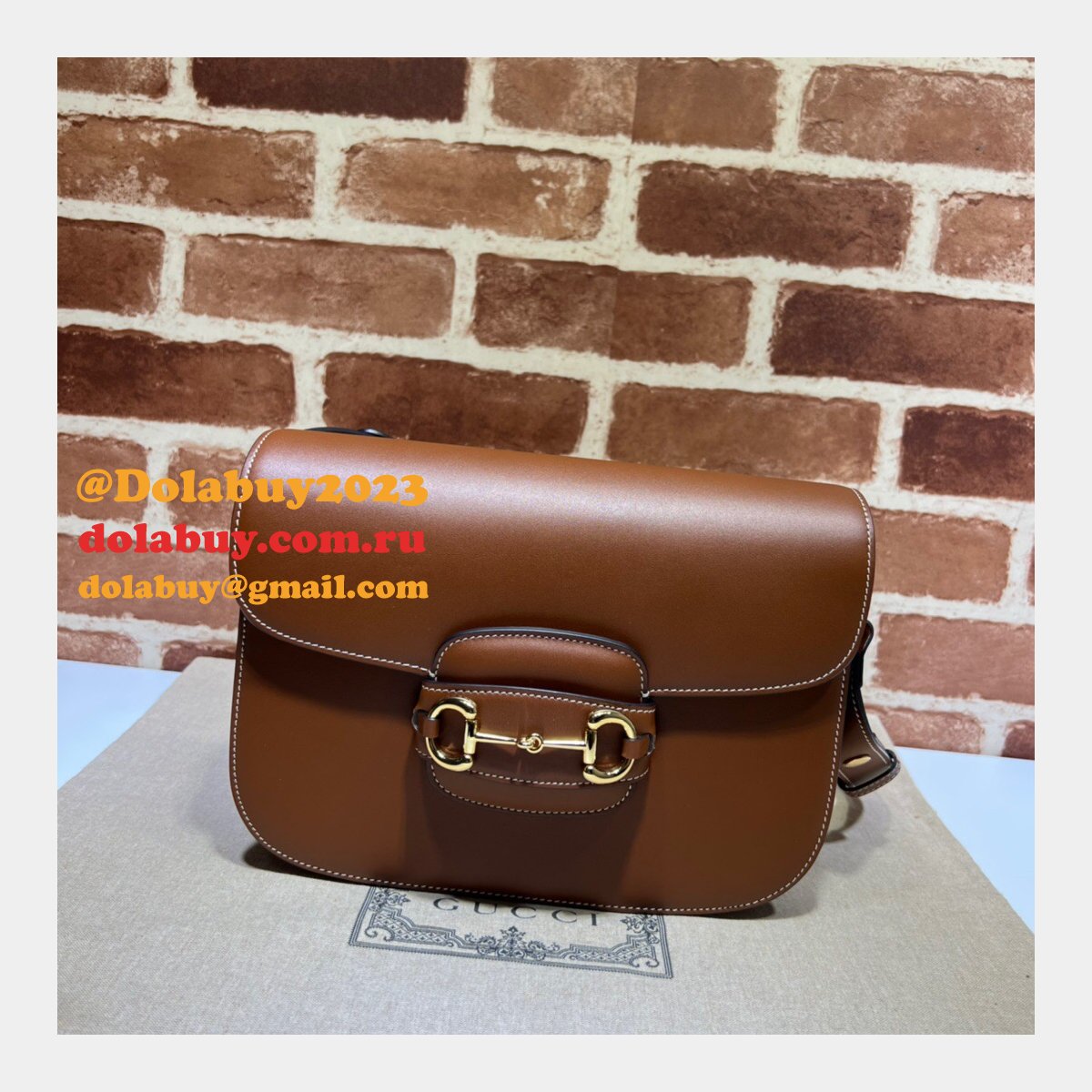 G*u*i 1:1 replica designer gg supreme 602204 1955 horsebit shoulder bag