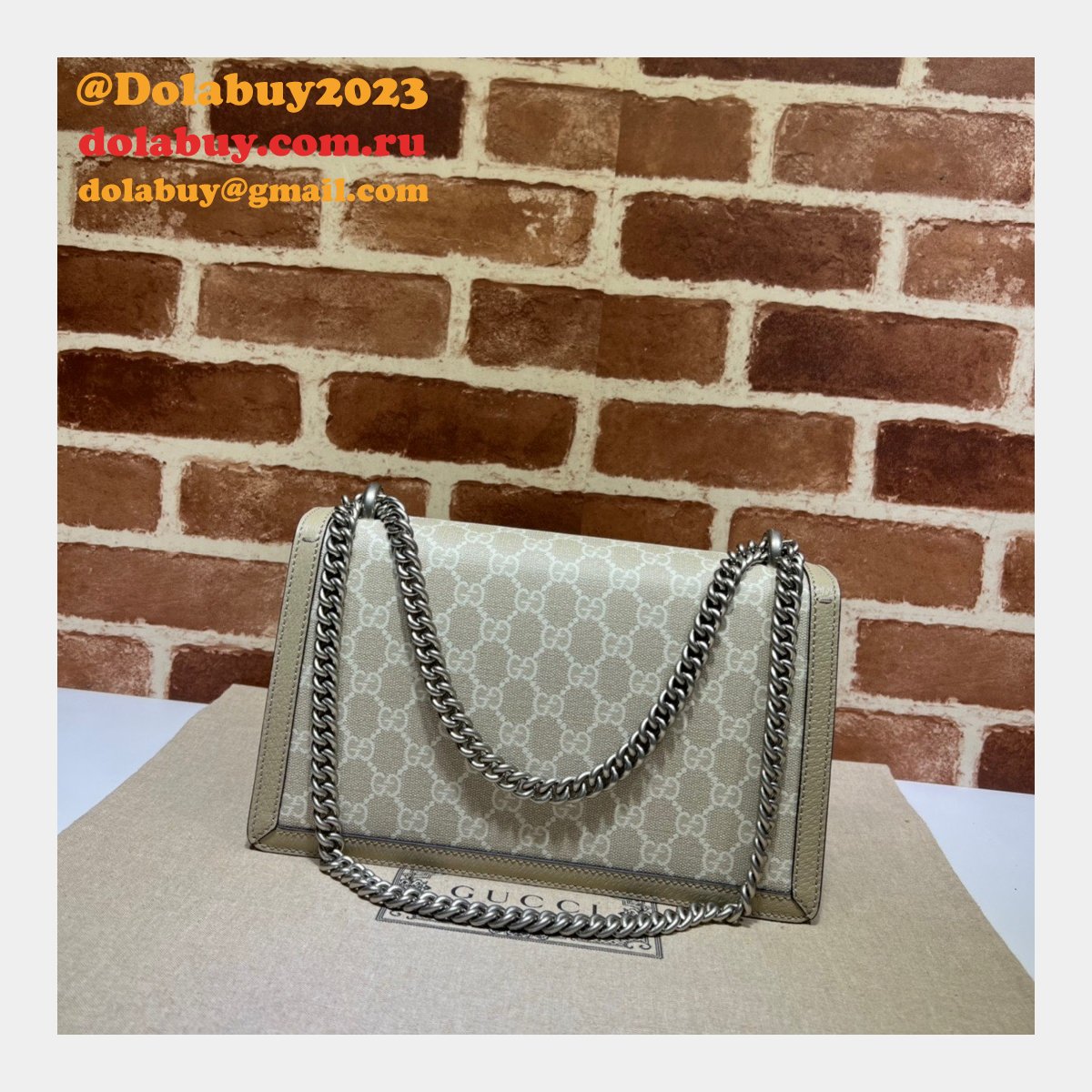 best quality G*u*i replica 400249 dionysus small shoulder leather bag