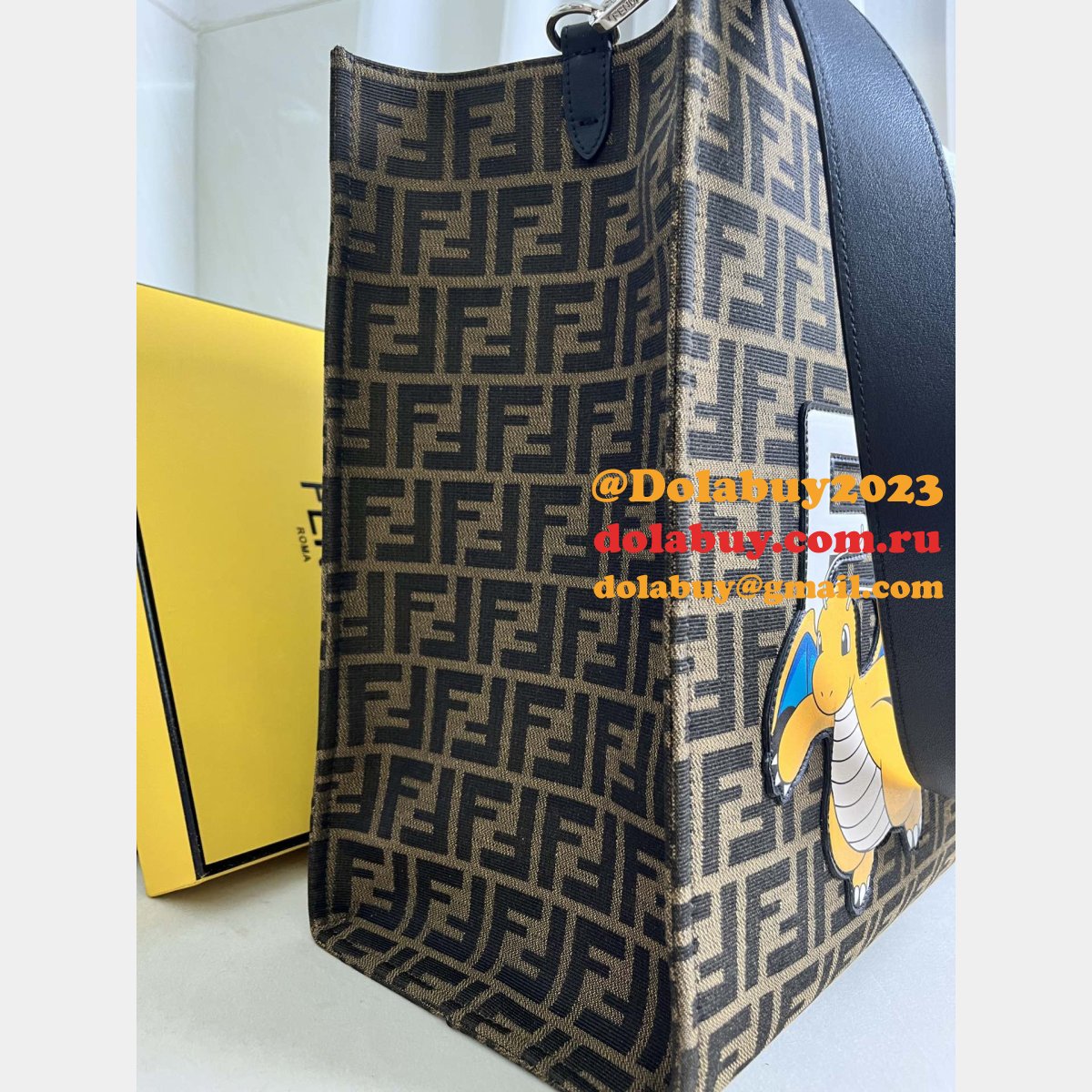 high quality F**di 8095 big tote bag