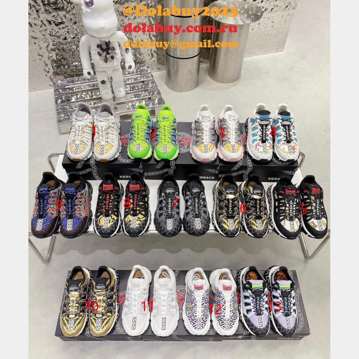 The Newest Replica Versace Daddy Wholesale High Quality Shoes