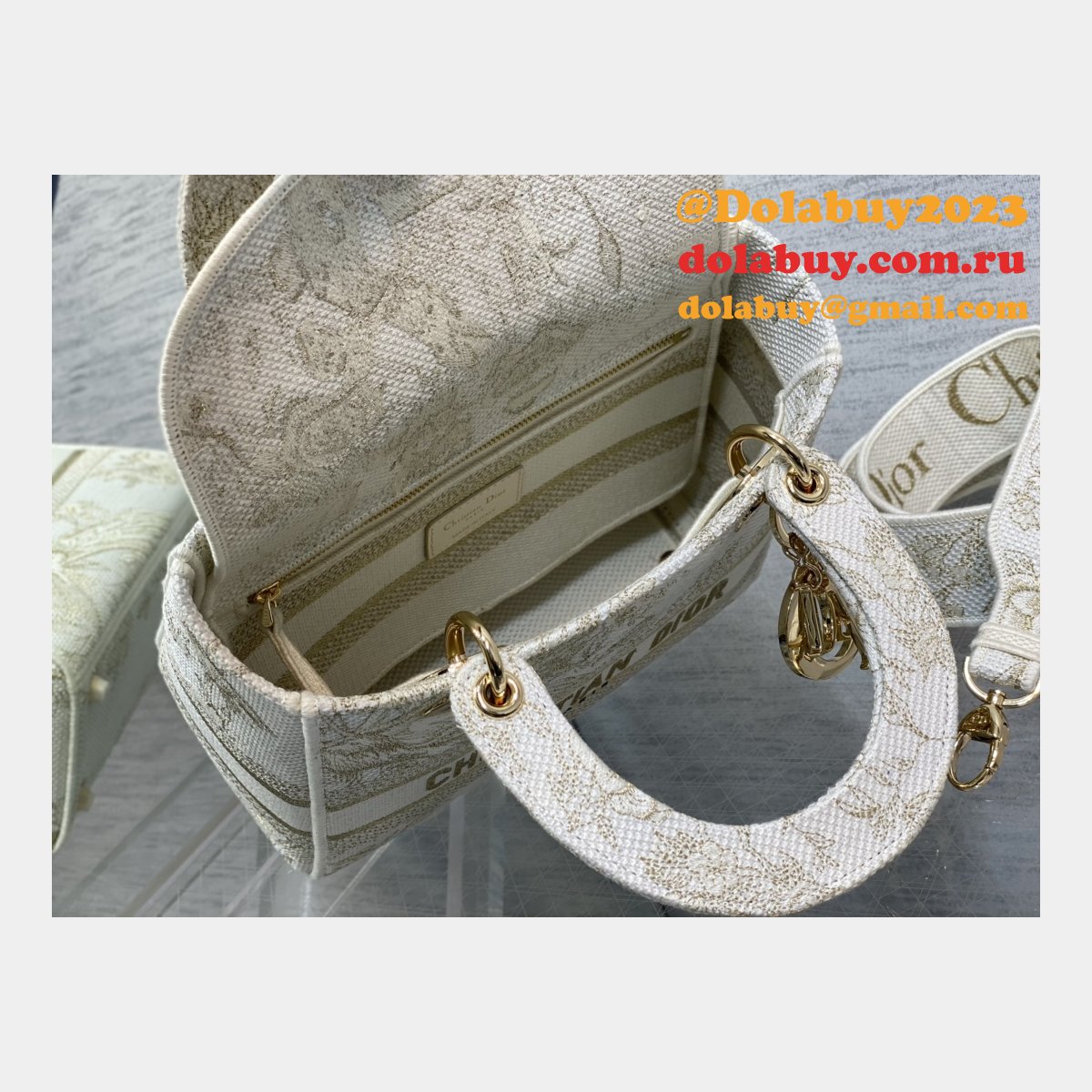 High Quality Best Lady Dior 24cm Replica Handbags