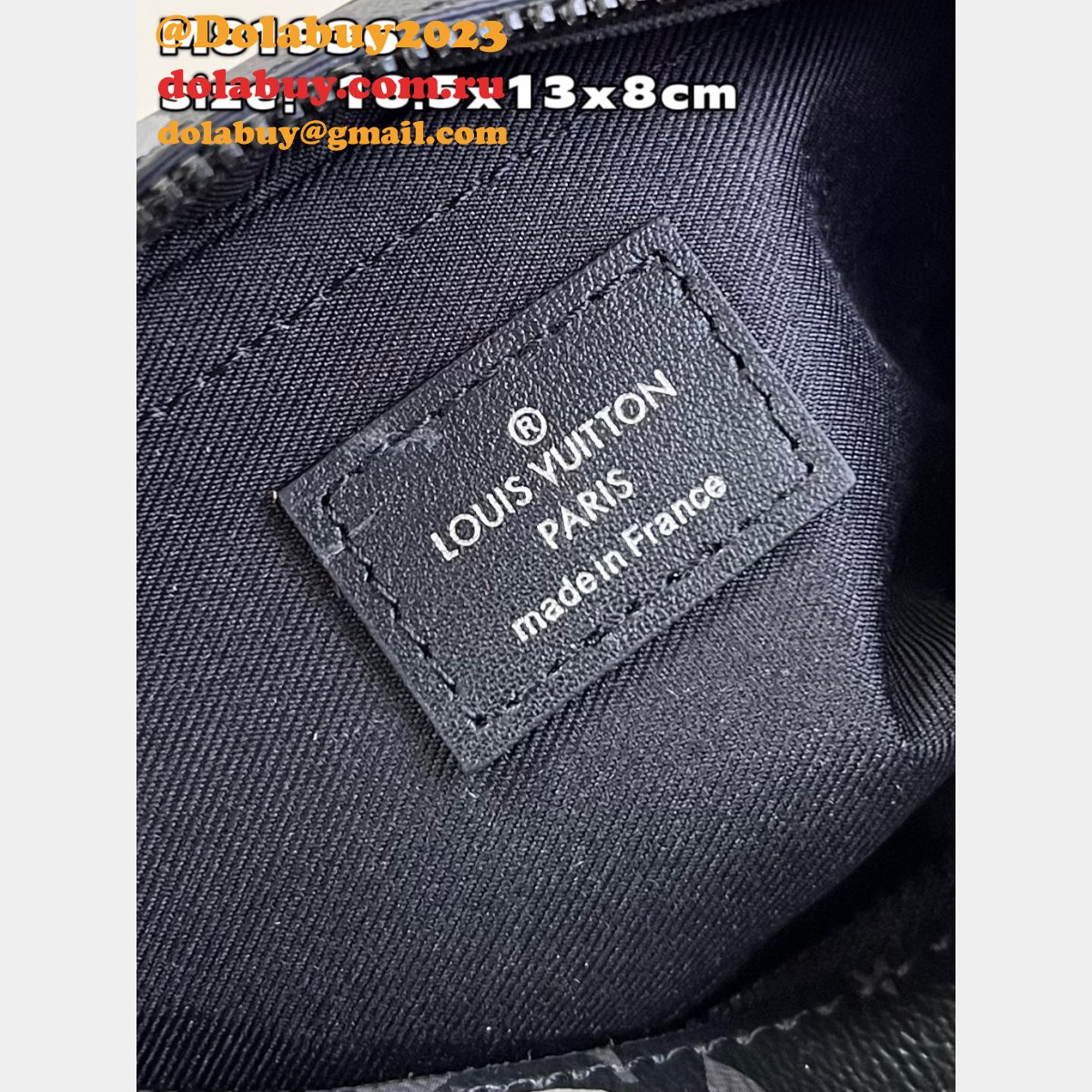 Louis Vuitton LV x YK Designer Soft Trunk Men M81936 Monogram Eclipse Canvas