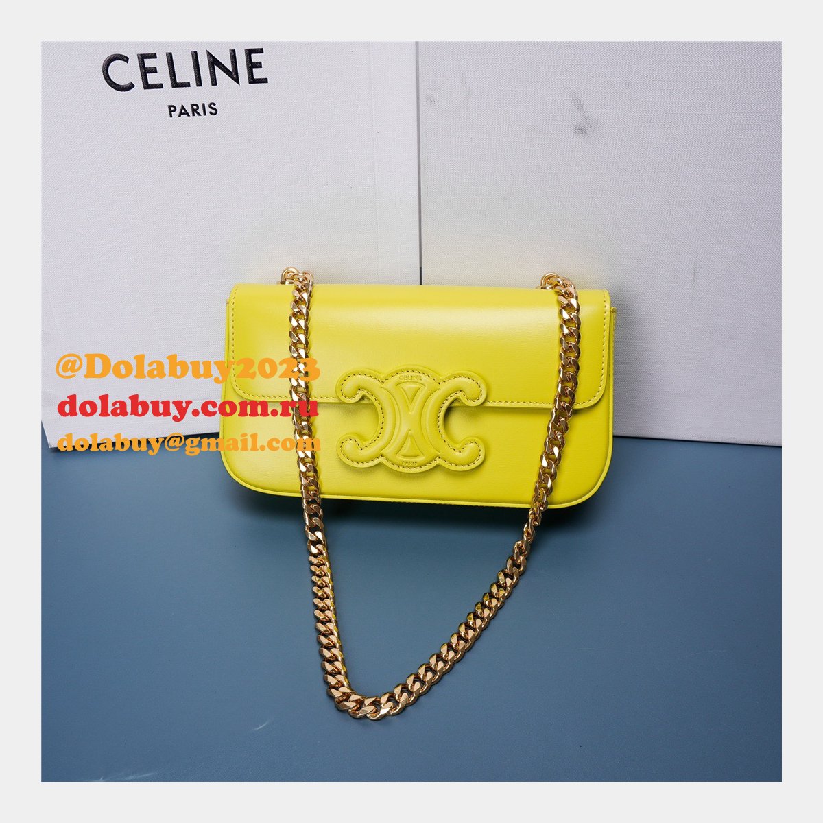 Fake Cheap Replica Celine Triomphe Handbags 21CM