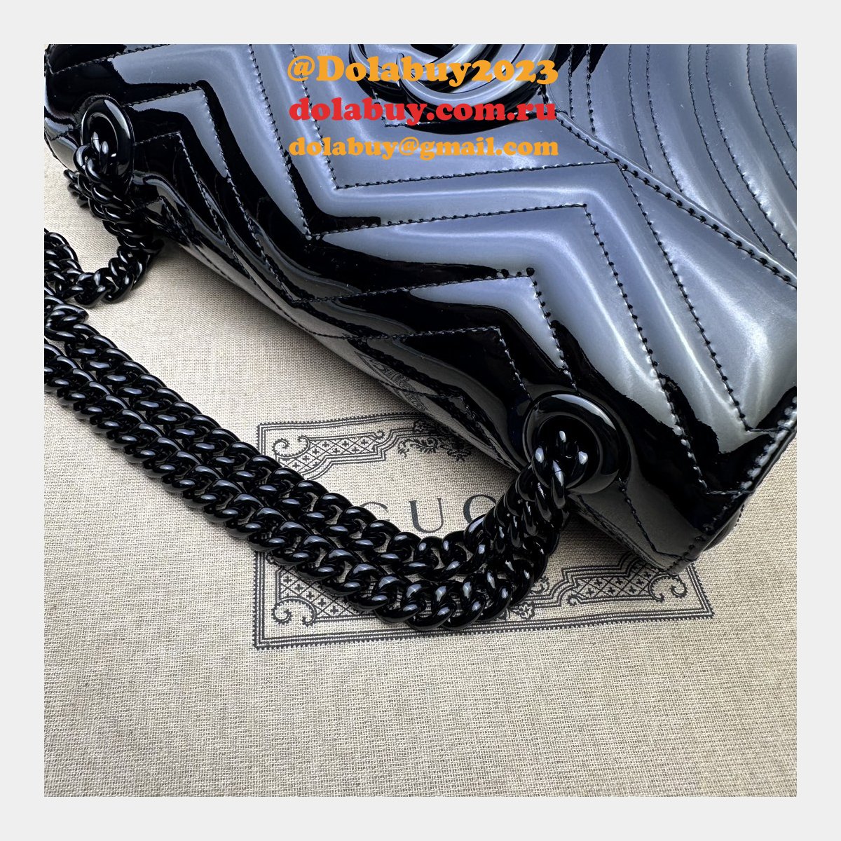 gg marmont G*u*i replica 443497 shoulder matelassé bag