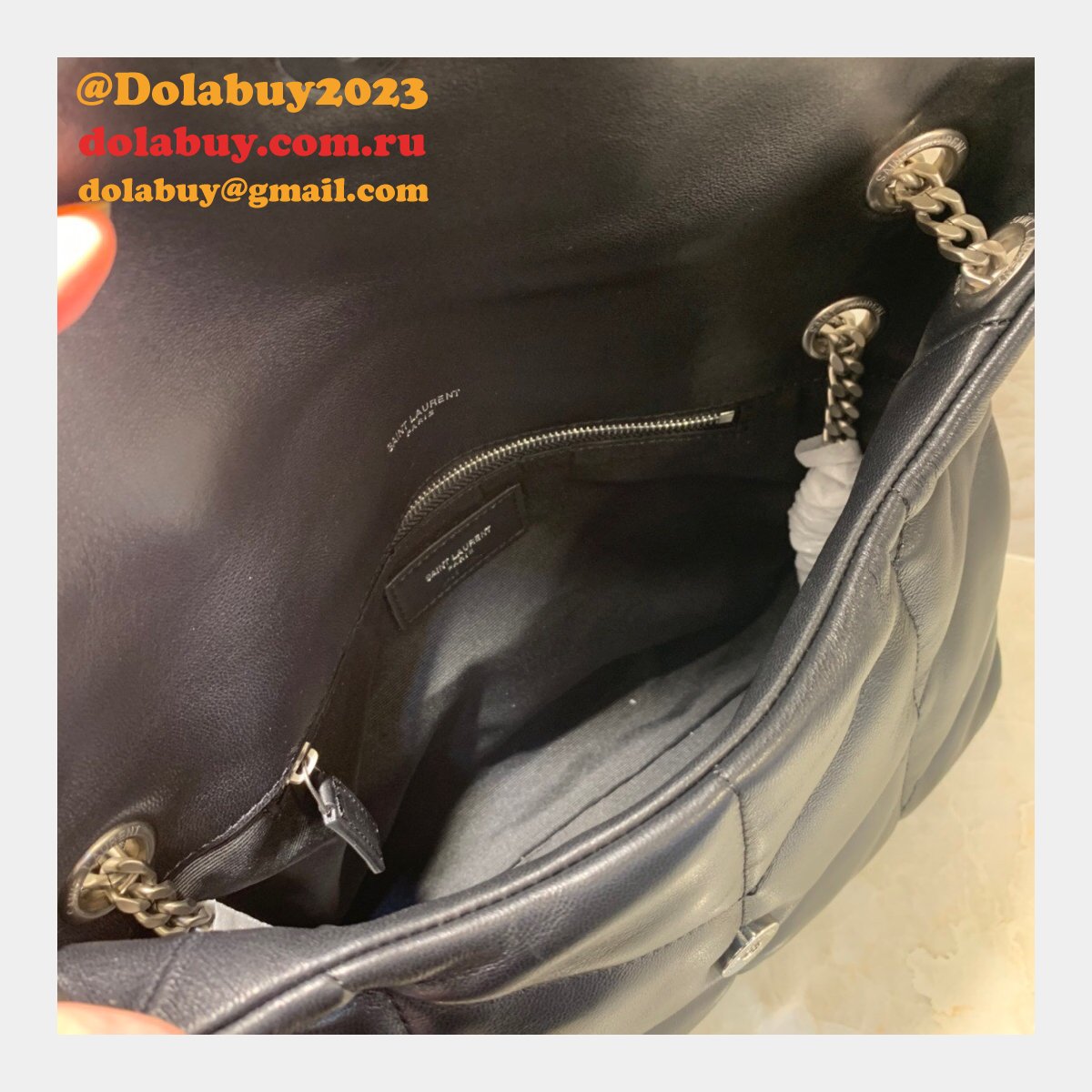 Luxury 7 Star YSL LOULOU PUFFER HANDBAG 29CM