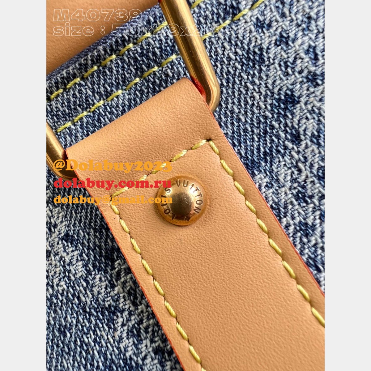 Designer Keepall Bandoulière 50 Louis Vuitton N40739 Knockoff Bag