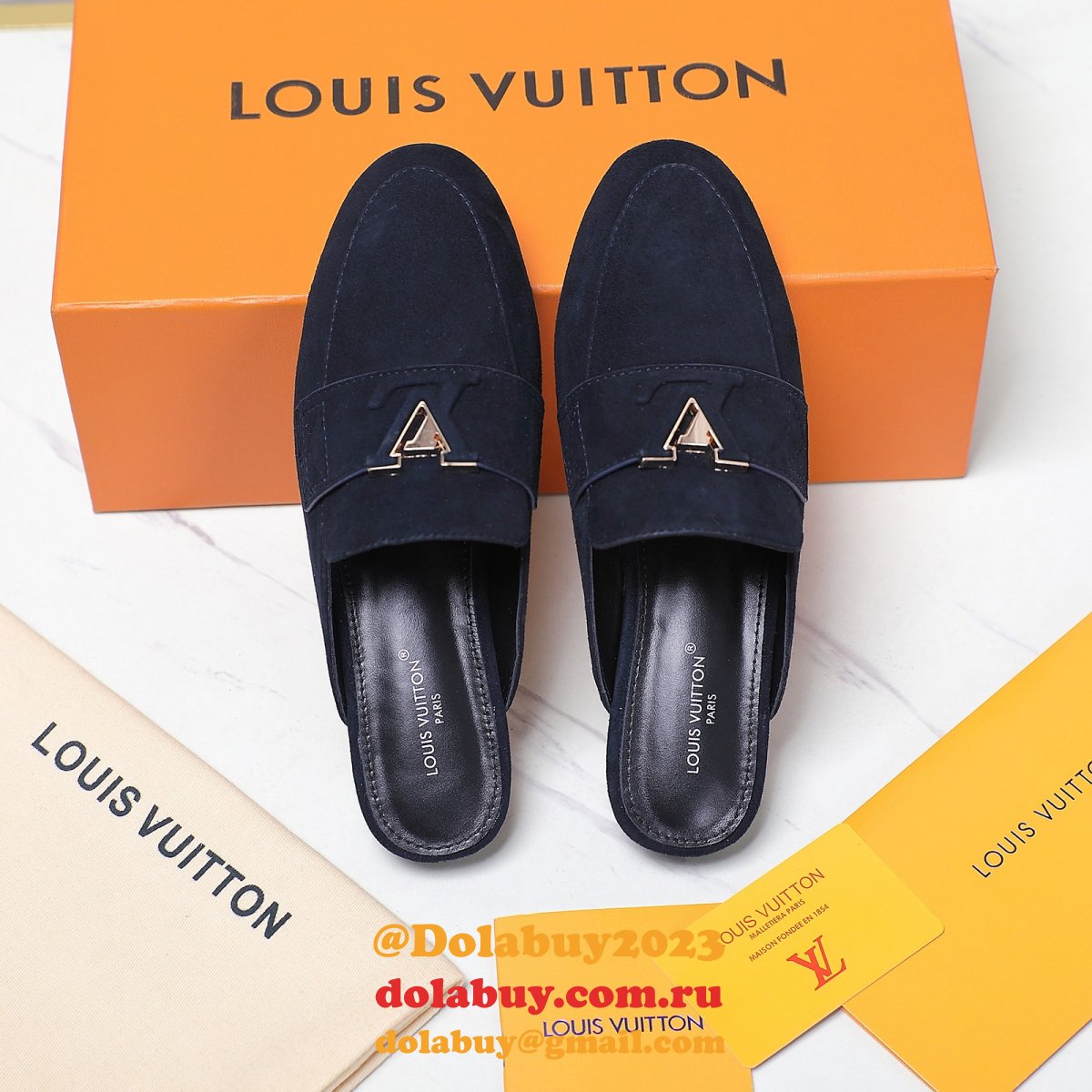 Top Quality LV loafer slippers Best Wholesale shoes