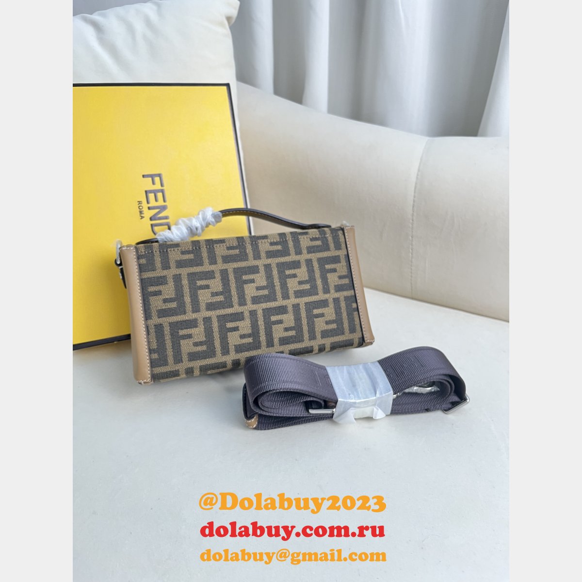 cheap top quality F**di box handbag