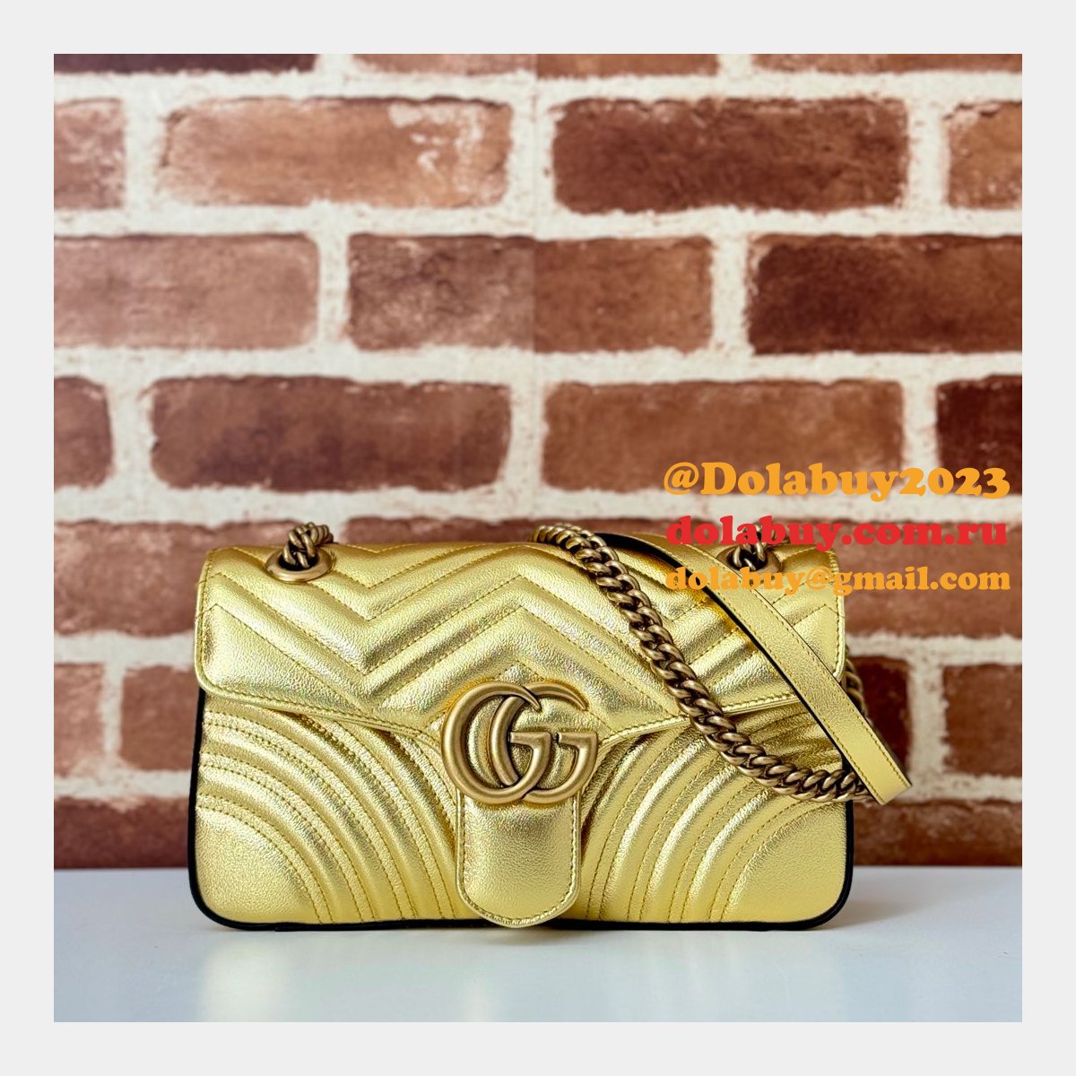 luxury G*u*i gg marmont 476433/446744/443497 replica high-quality bag