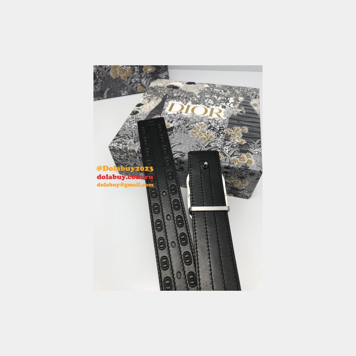 Top Quality CHRISTIAN DIOR 35MM 7 Star BELT