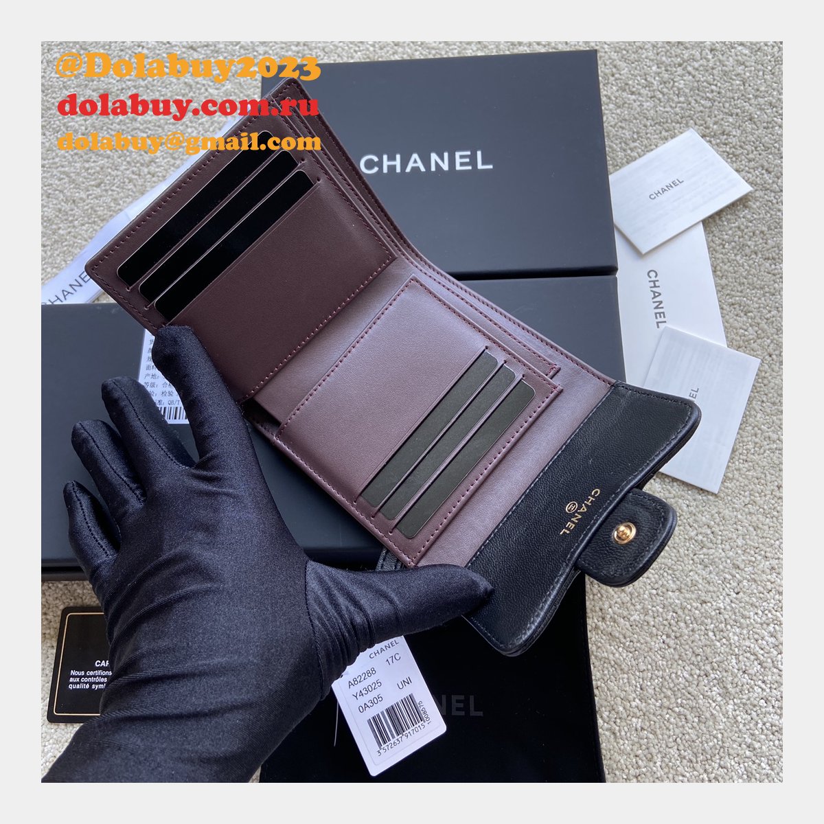 best CC Replica Classic Small Pocket Flap Wallet A82288