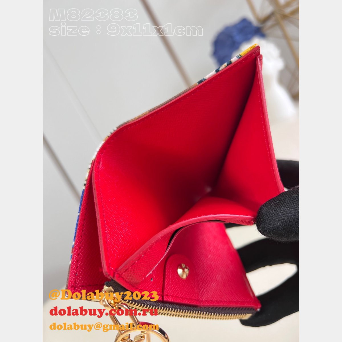 Toilet Cosmetic zippy Wallet Passport Cover Lisa Wall Pouch LV Bag