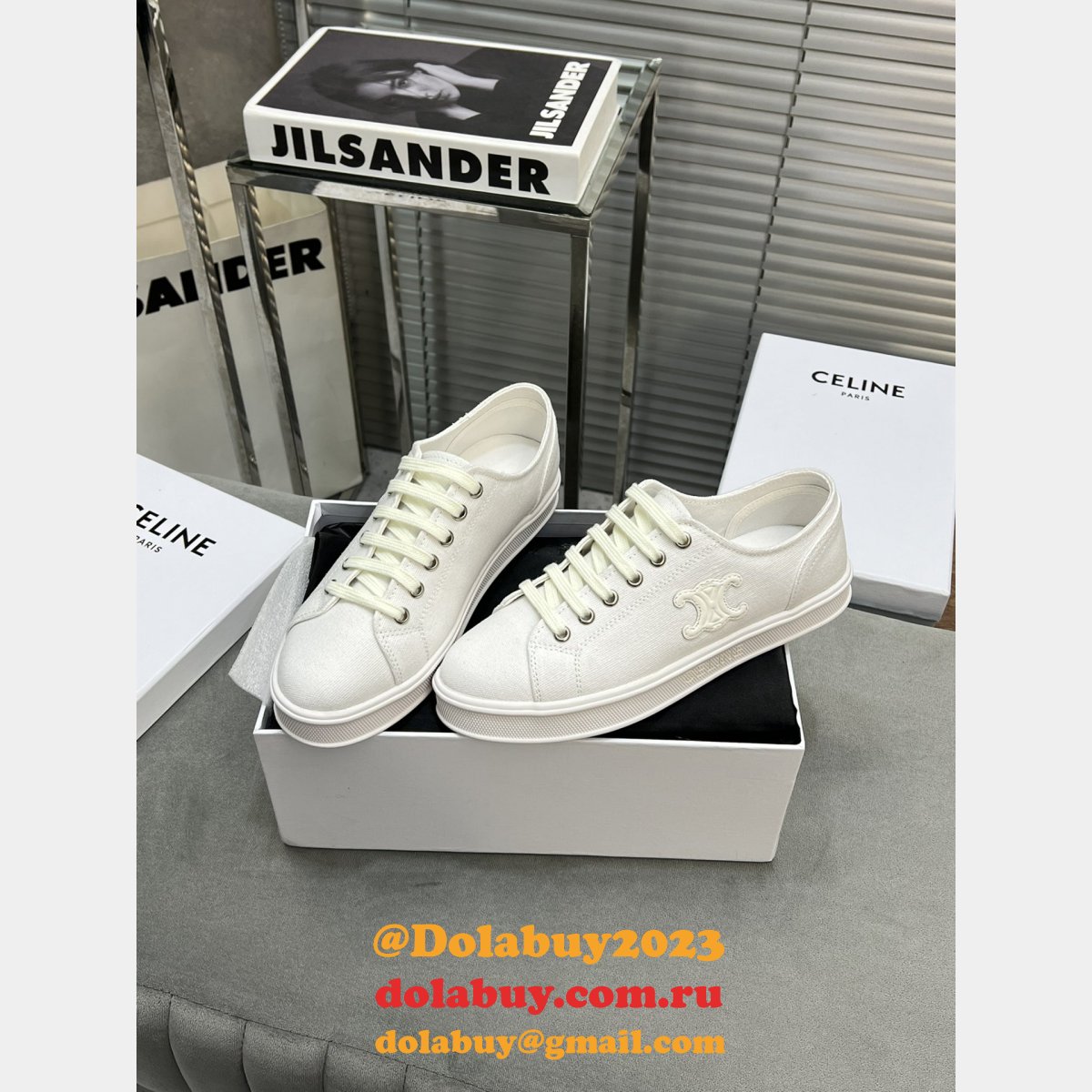 Cheap Replica Celine Sneakers For Sale White Shoes
