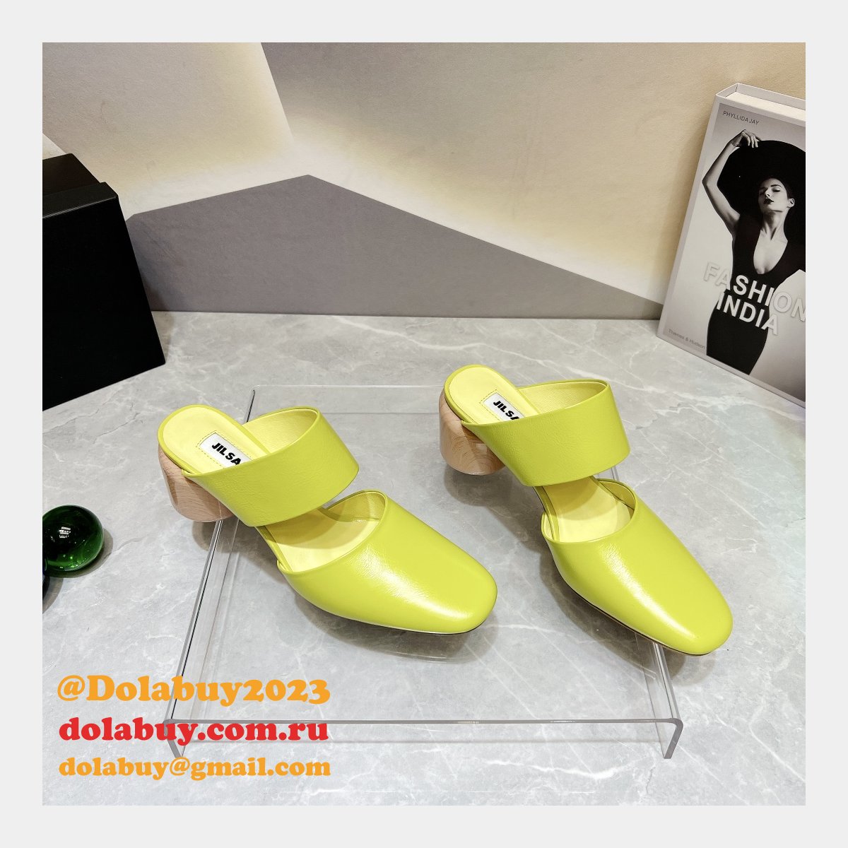 Jil Sander Wholesale Stretch Crinkle Vintage Replica Shoes