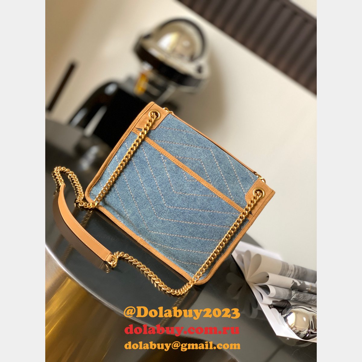 YSL Bag Replica 633151/633158 Niki Baby Chain