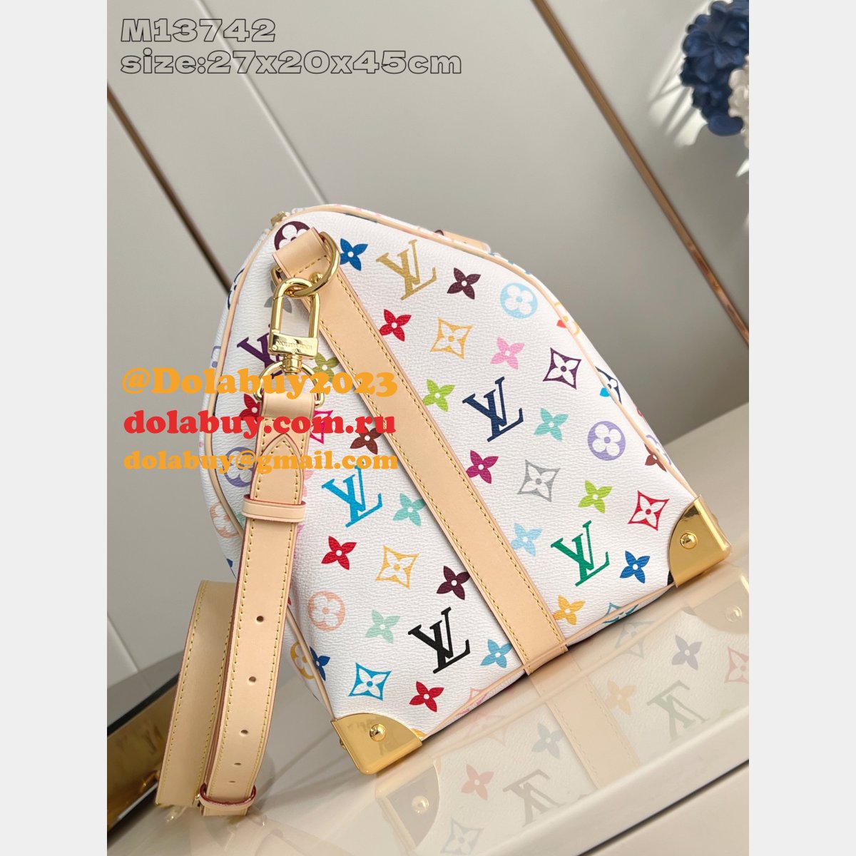 Louis Vuitton Duplicate LV x TM Keepall Bandoulière 45 M13742 Bag