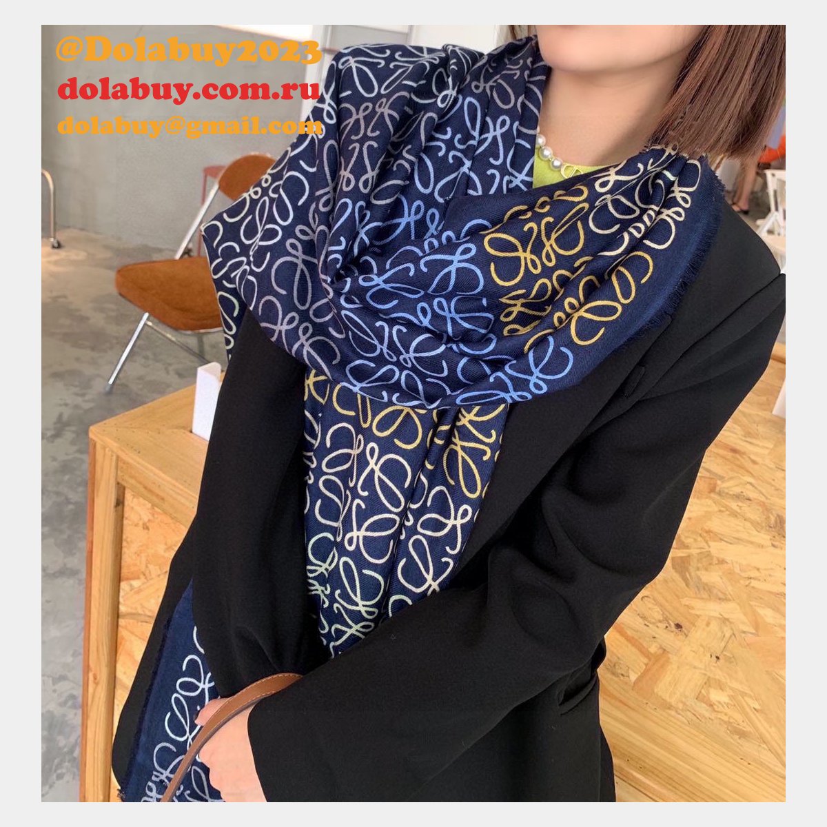 Knockoff Designer Loewe Cashmere Scarf