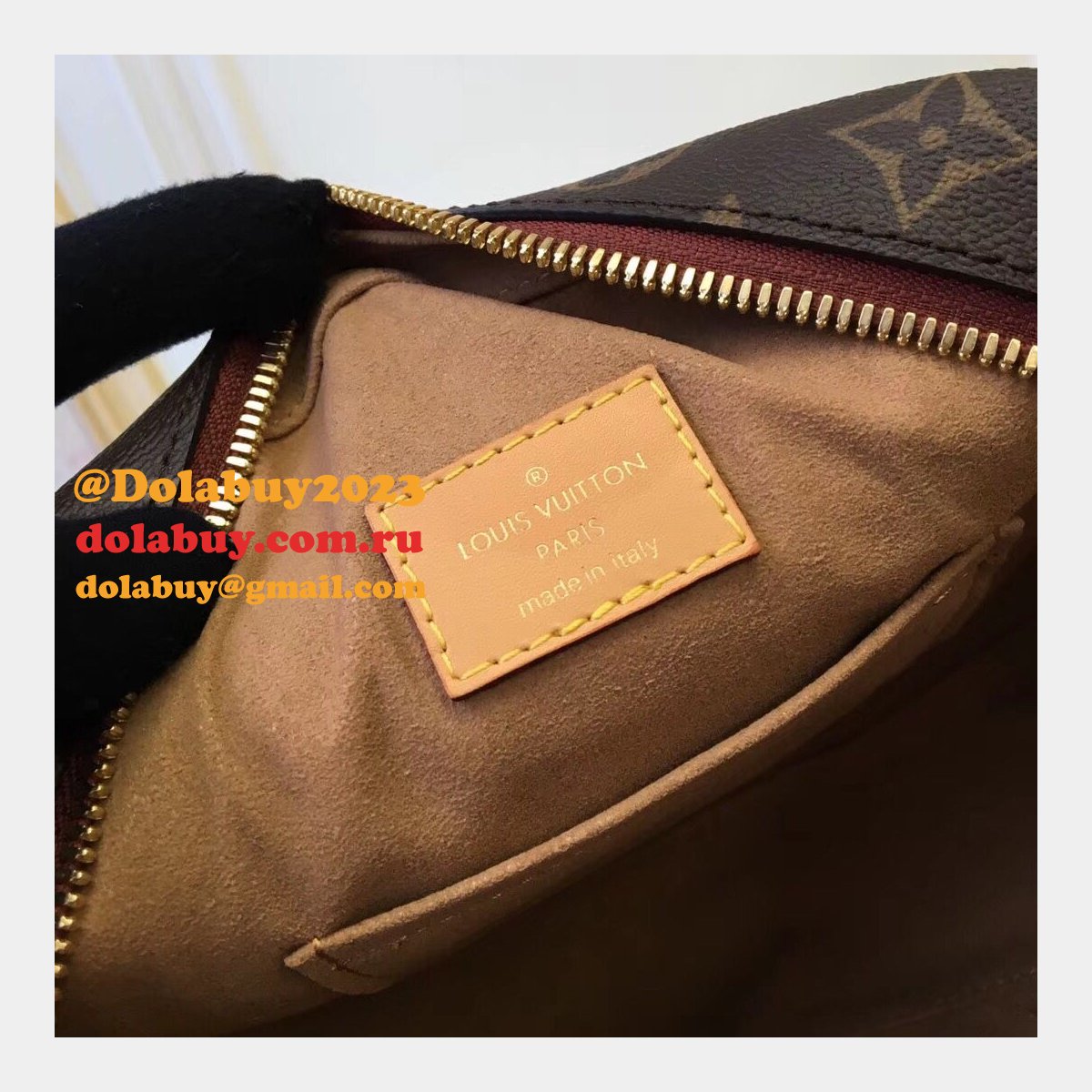 Designer Louis Vuitton Boite Chapeau Souple MM Monogram M52294 Brown