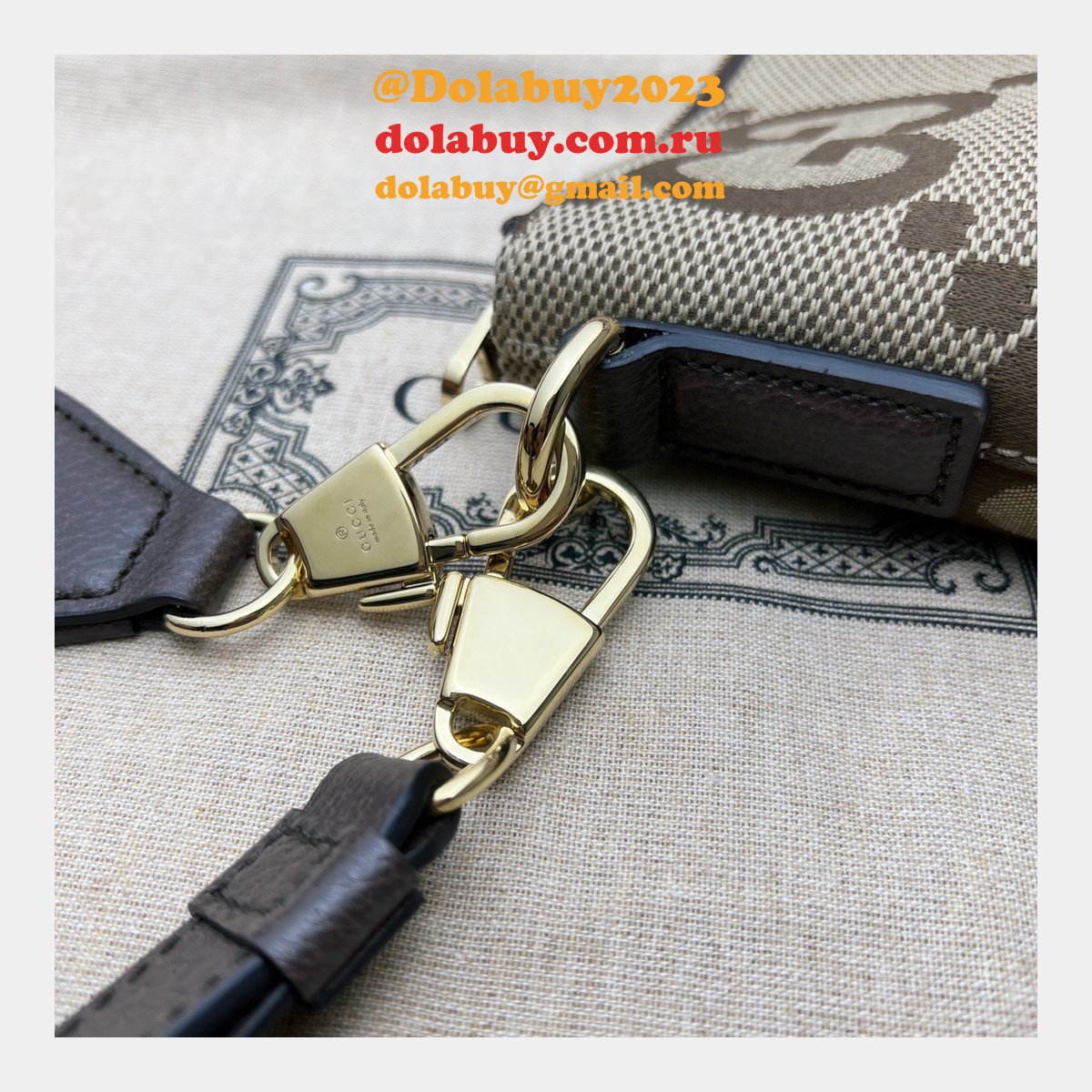 the highest quality fake G*u*i 699130 jumbo gg messenger bag