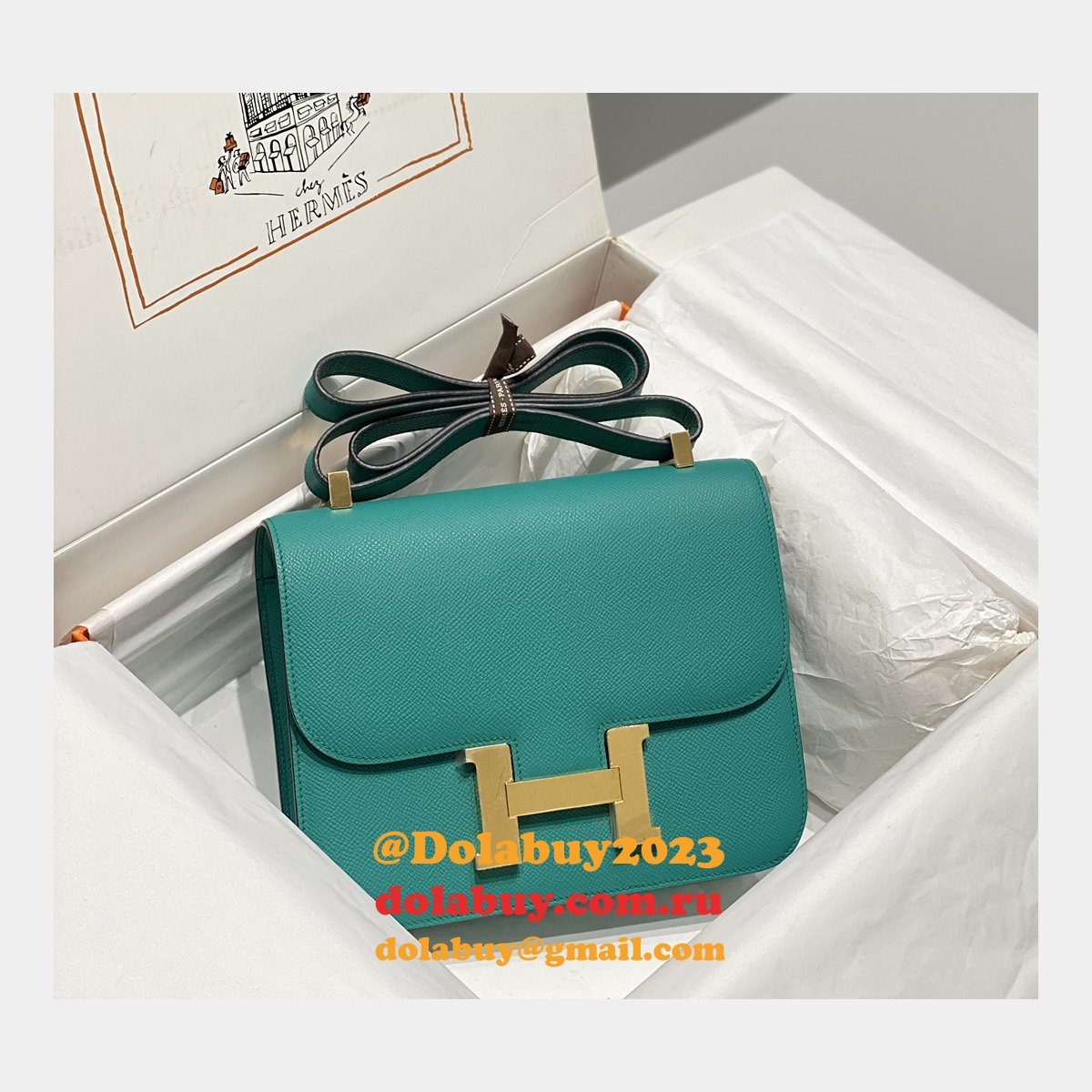 News Best Replica Hermes Mirror Single Compartment 23CM Epsom Bags