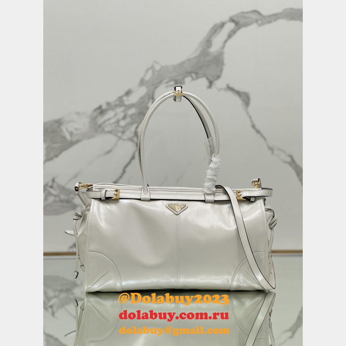 DUPLICATE SOFT LUX PRADA 2024 1BA426/1BA433 HANDBAGS