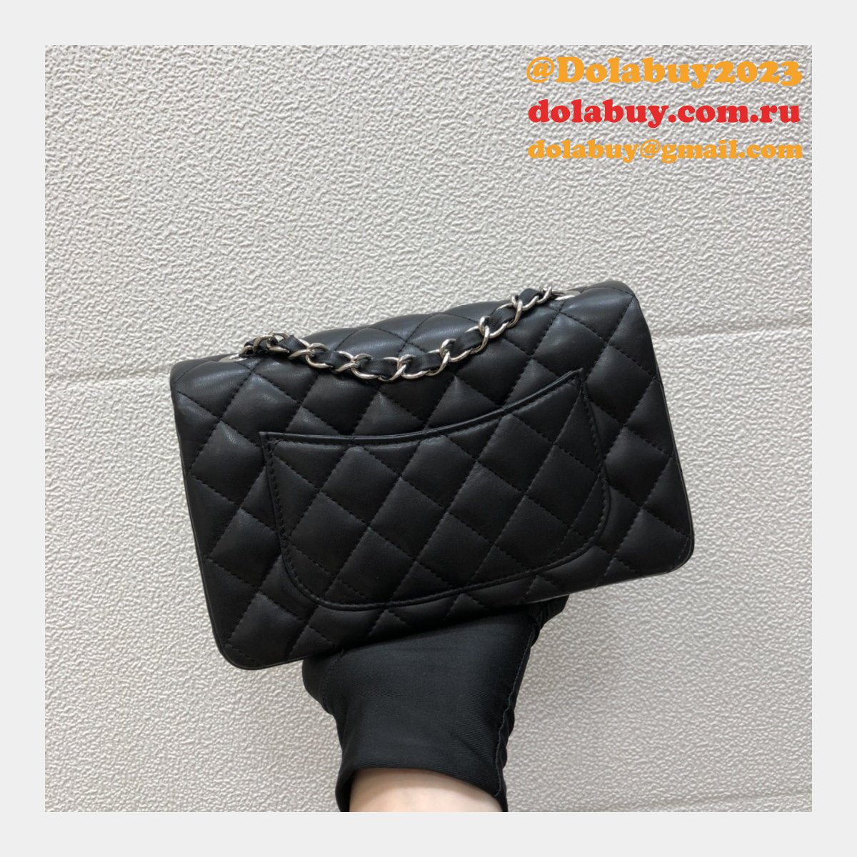 Cheap CC Lambskin Flap Designer Bag 1116 20CM