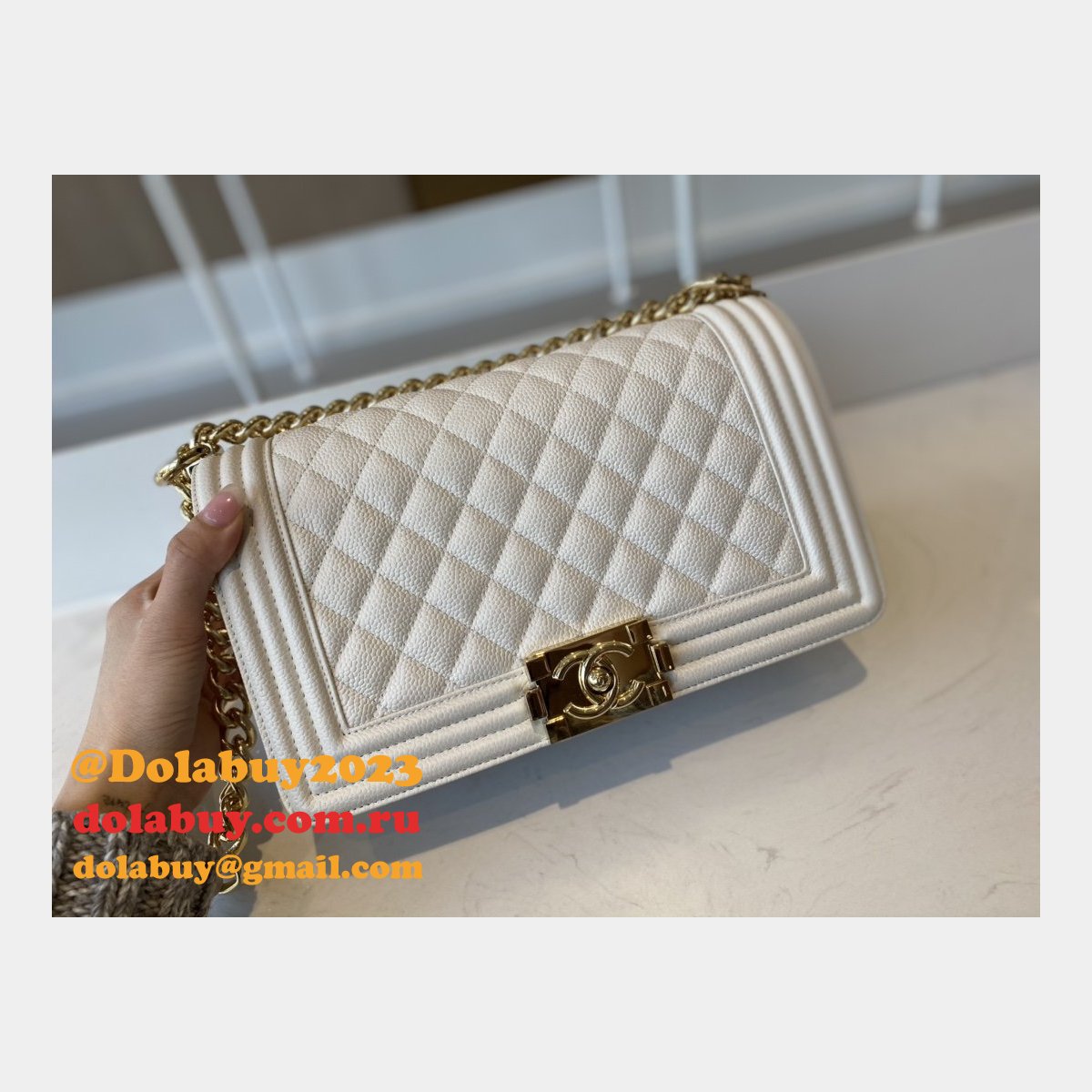 CC Replicas Calfskin & Ruthenium-Finish Metal Boy Many Colours