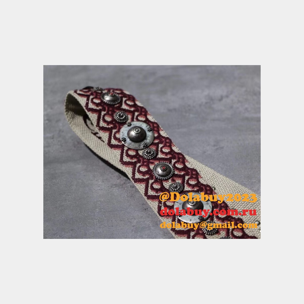 Fashion Christian Dior SHOULDER Embroidery STRAP UK