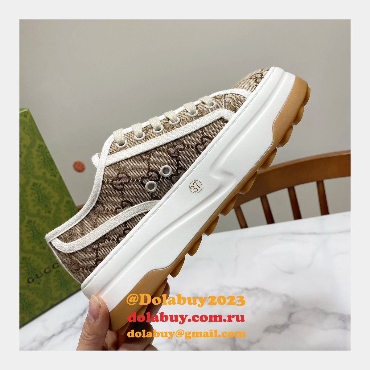 buy dolabuy G*u*i gu7 platform casual women/men replica shoes