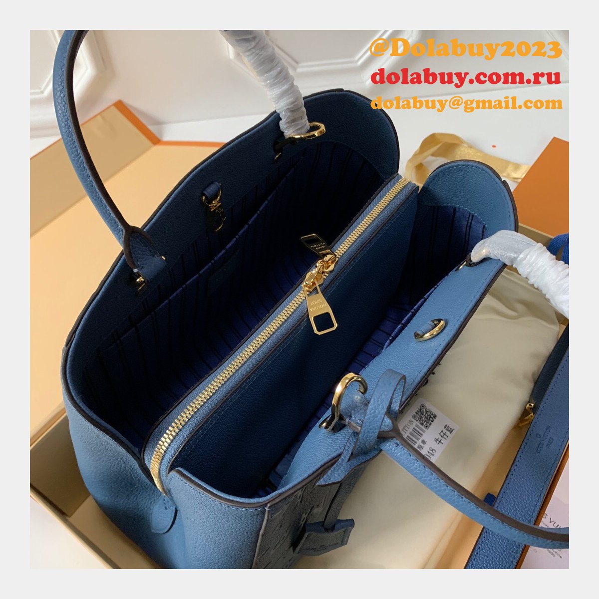 Louis Vuitton Top Quality M41048/M42746/M44931 Montaigne MM Monogram Empreinte Leather