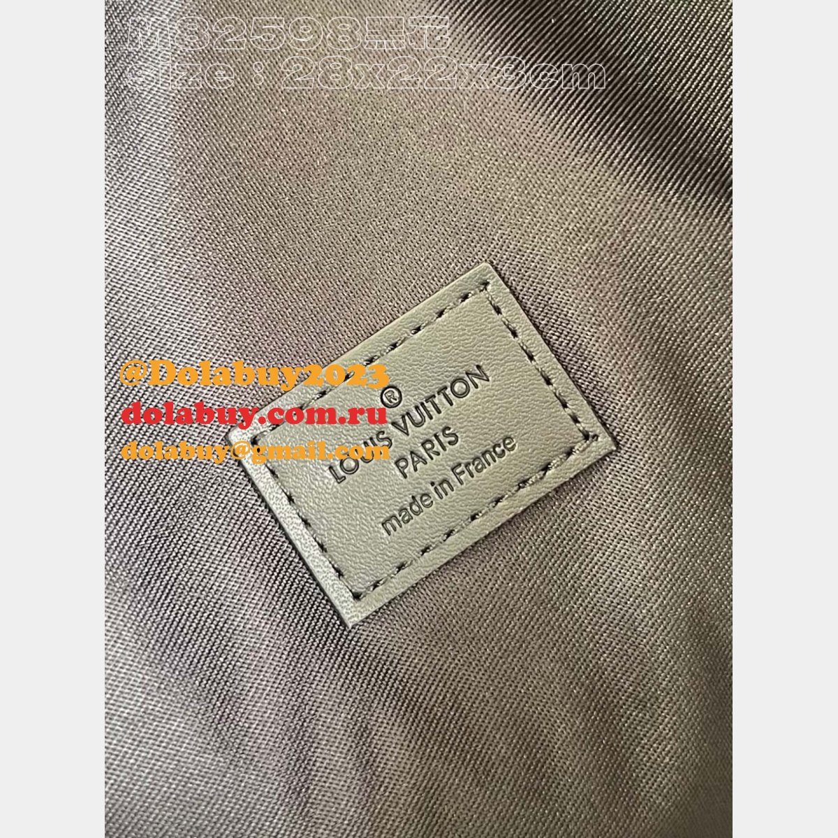 Replica M82598 Pochette S-Lock Monogram Eclipse Louis Vuitton Bag