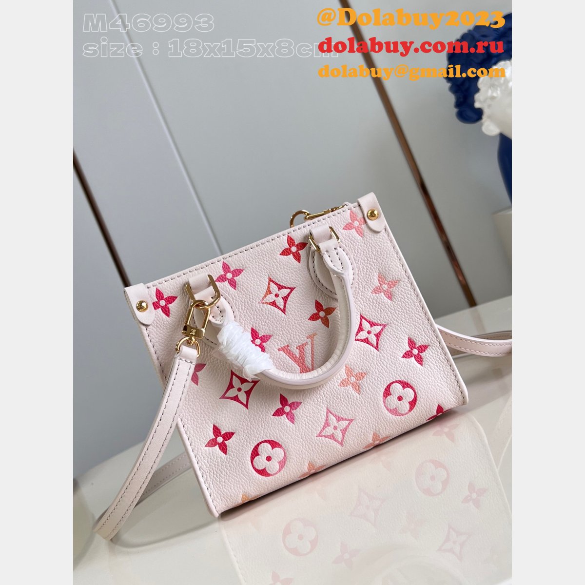 Louis Vuitton M46993 Replicas OnTheGo BB Monogram Empreinte Bag