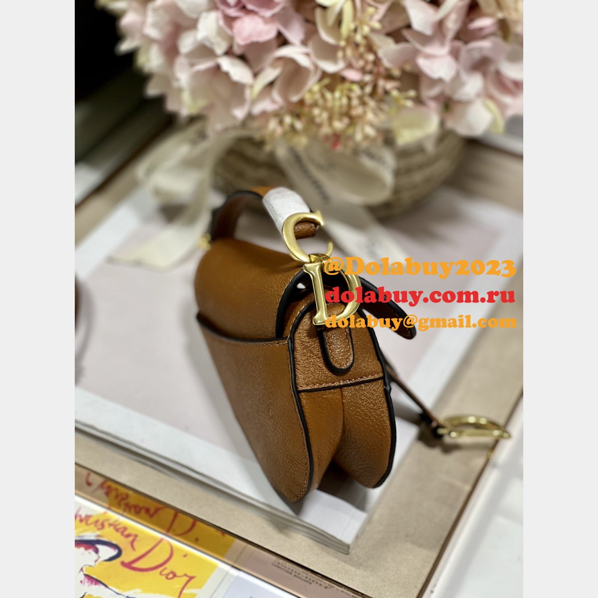 Where to Buy Dior 3067 Maria Grazia Chiuri Saddle Fake Bag Online mini