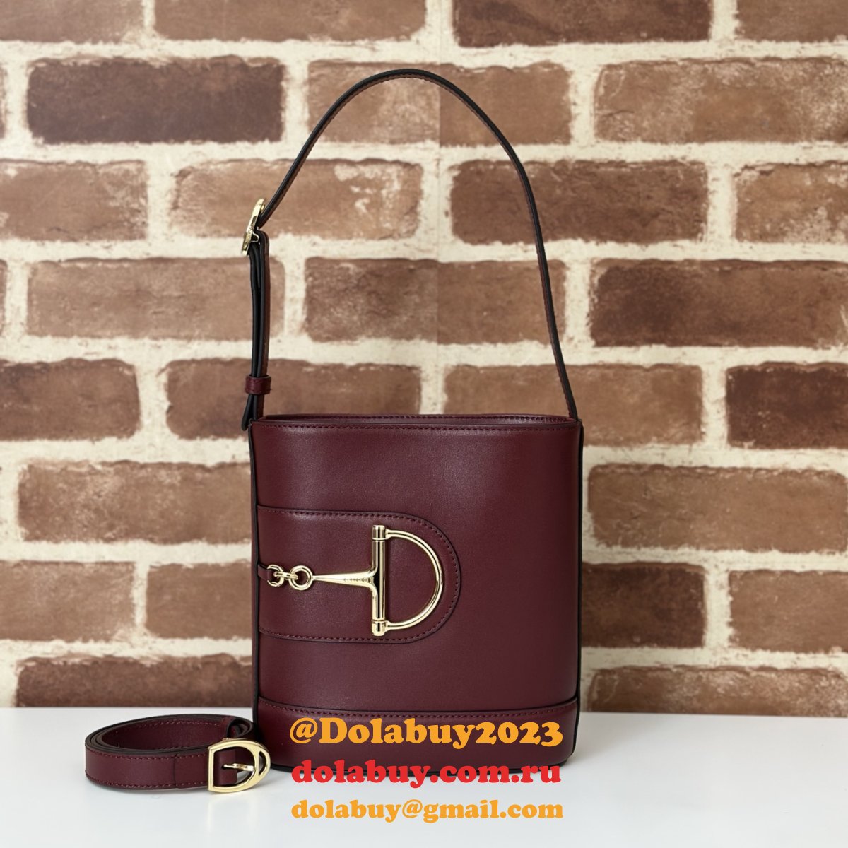 G*u*i 73 top quality 833665 mini bucket luxury bag