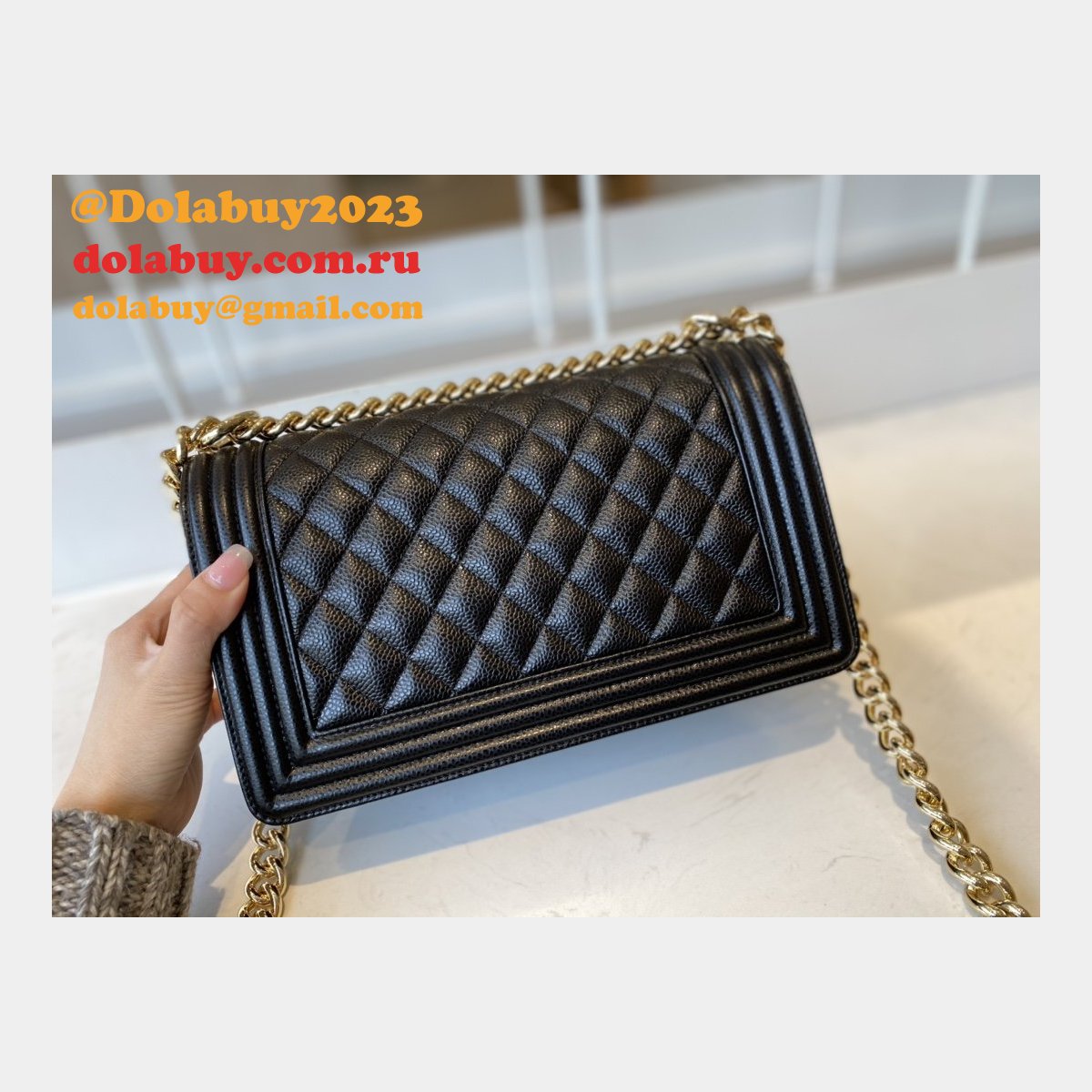 CC Replicas Calfskin & Ruthenium-Finish Metal Boy Many Colours