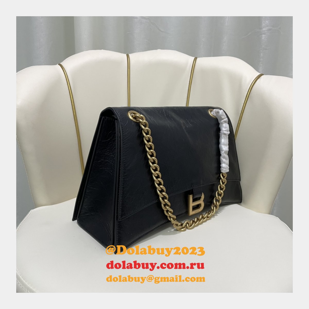 Luxury BALENCIAGA Crush Medium Chain Bag 31CM