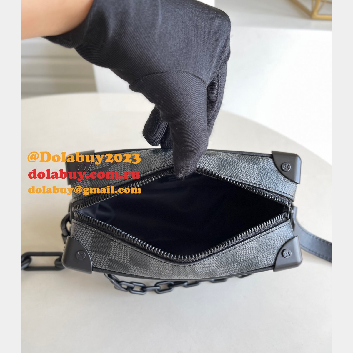 AAA Replica Louis Vuitton M44480 Bags Soft Trunk Monogram Eclipse Canvas