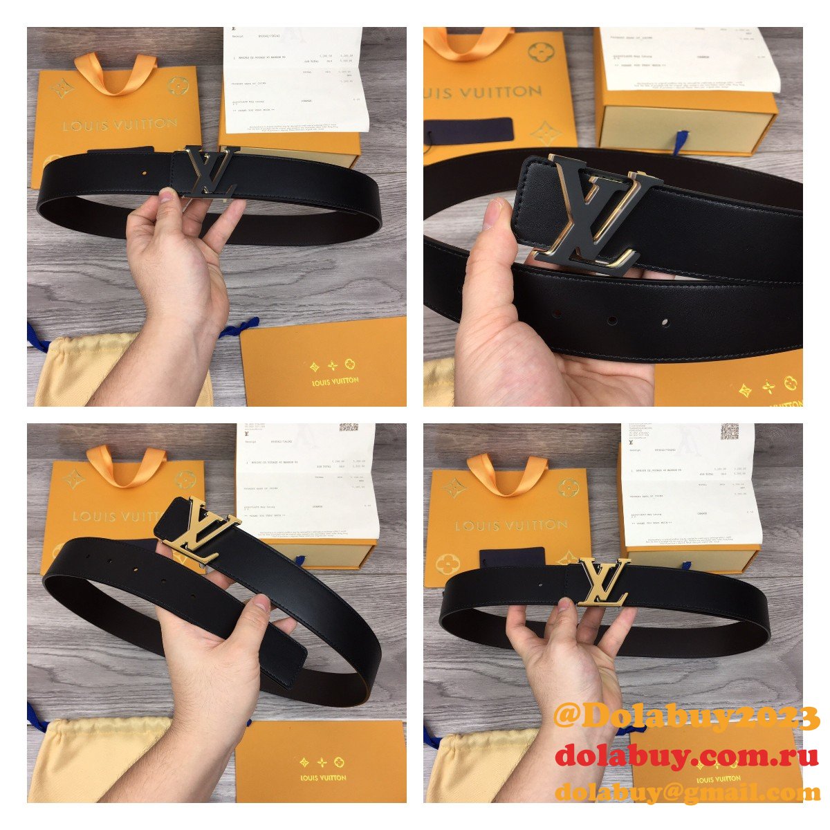 Replica Louis Vuitton AAA+ Designer 40mm Belts