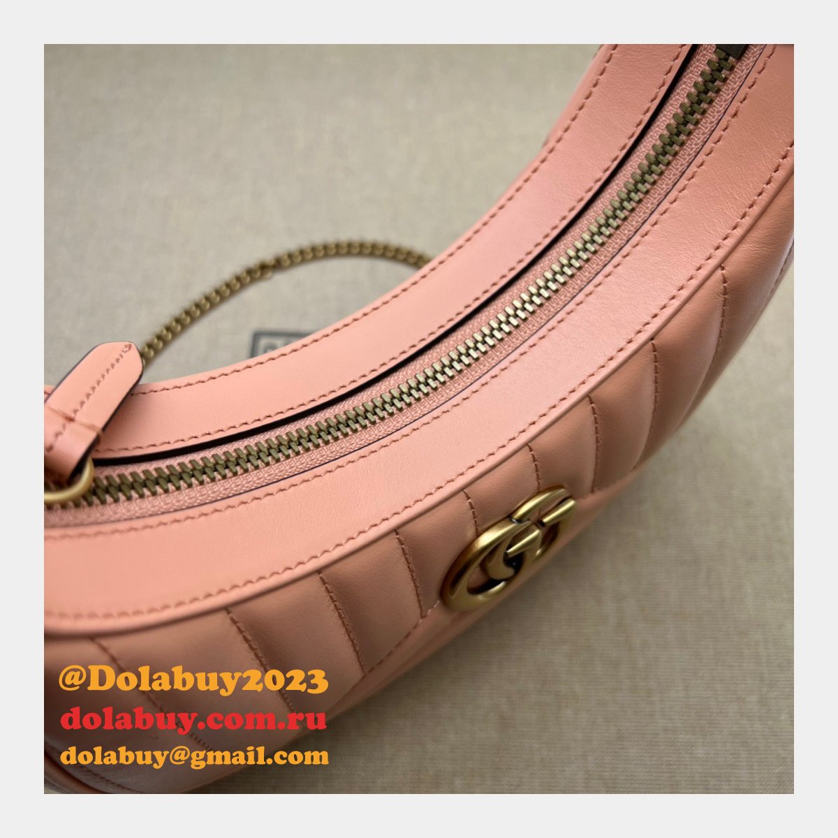 G*u*i aaa+ gg marmont half-moon-shaped 699514 fashion bag