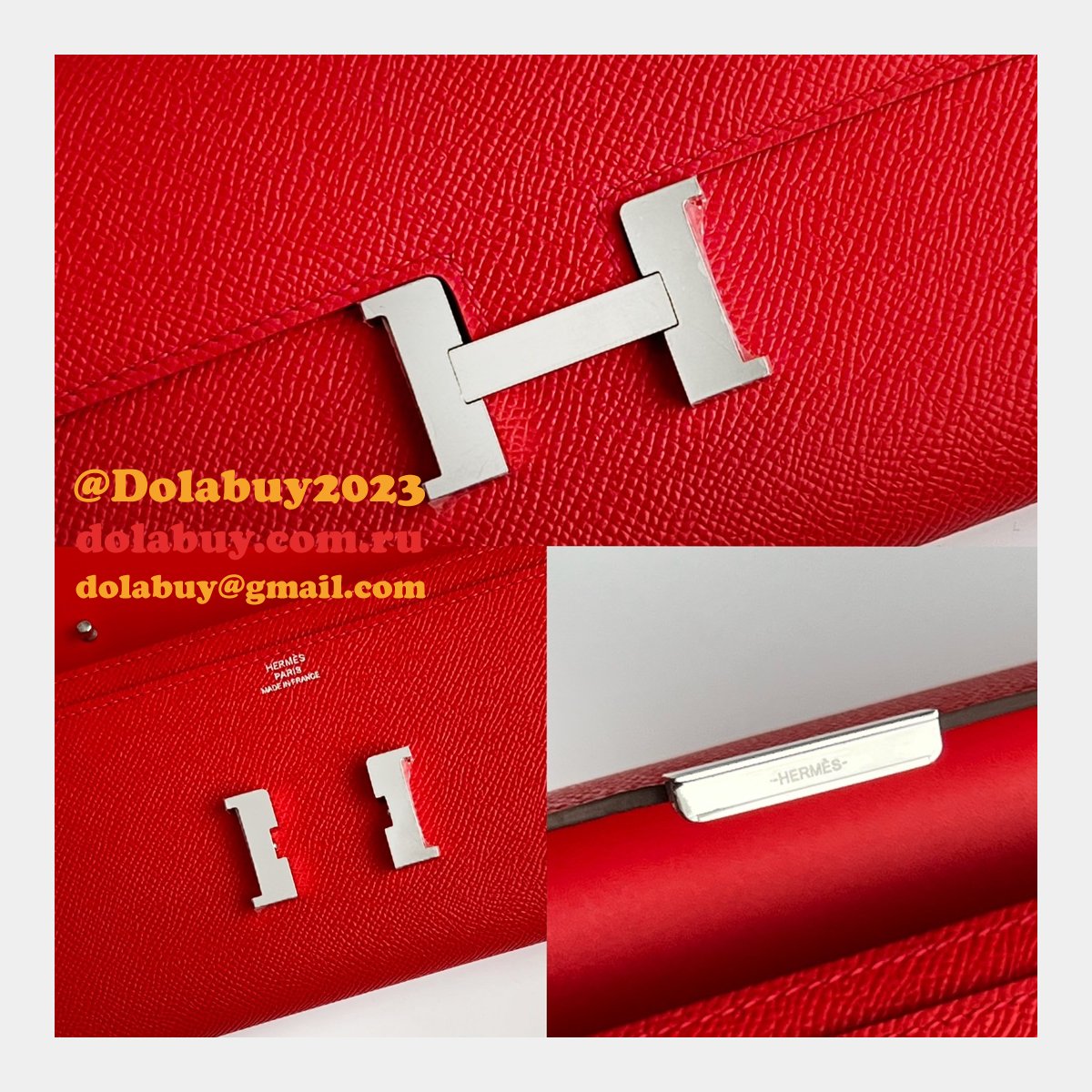 7 Star hermes constance to go clutch bag