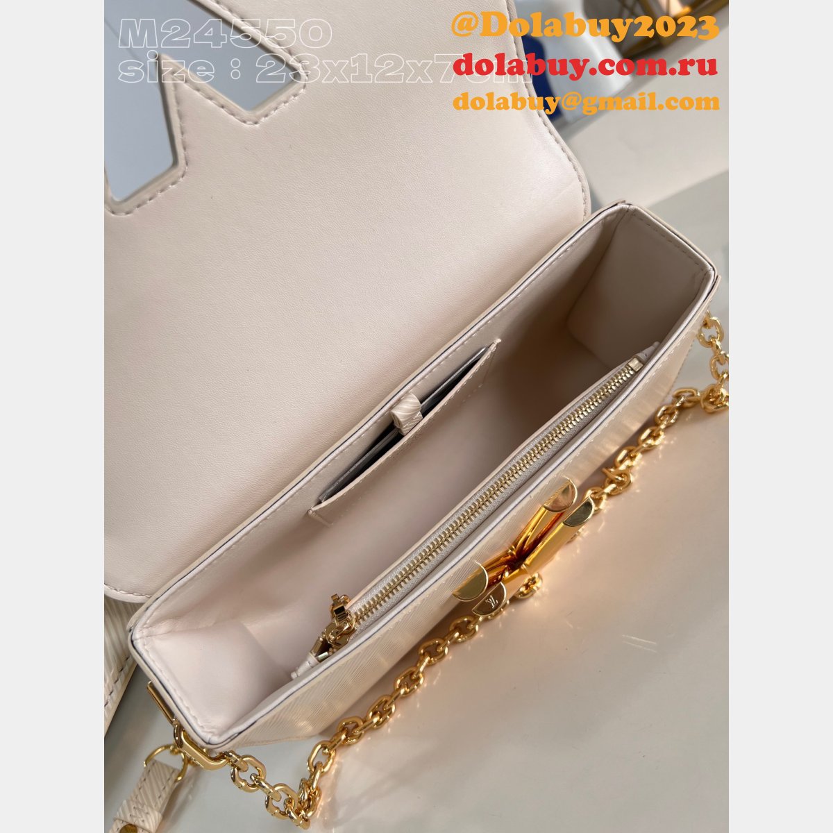 Twist West Top High Quality Replica Louis Vuittons Leather Handbag