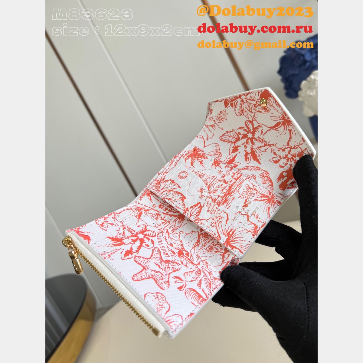 Louis Vuitton Replica Passport Victorine Zippy Coin Purse Wallet