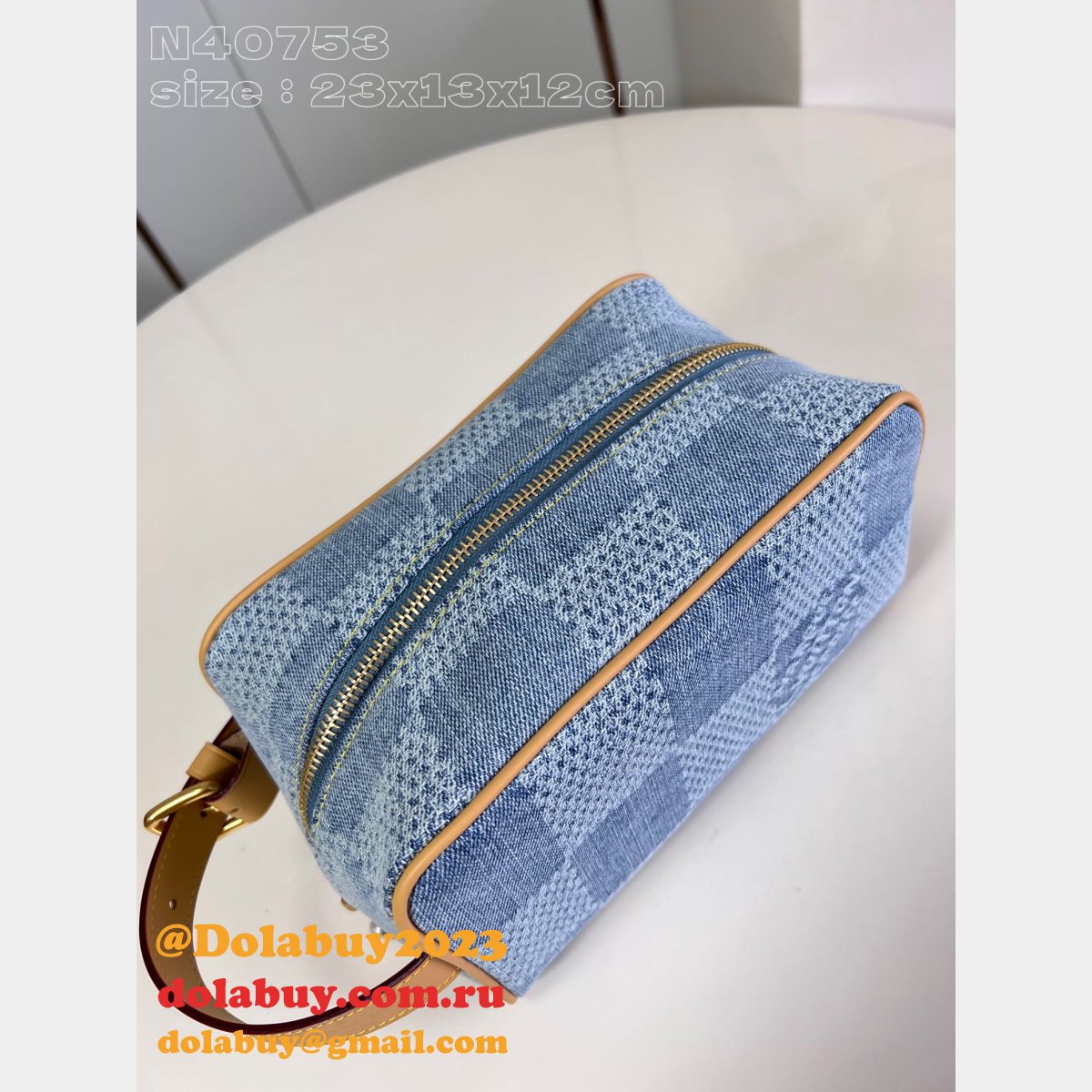 Best N40753 Locker Dopp Kit Damier Travel Louis Vuitton Bag