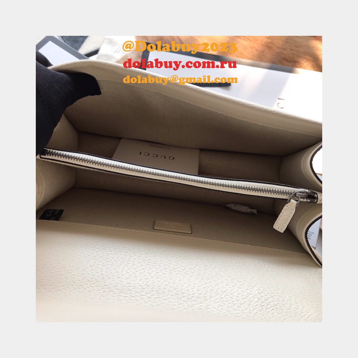 wholesale replica G*u*i 400249 dionysus gg supreme shoulder white bag