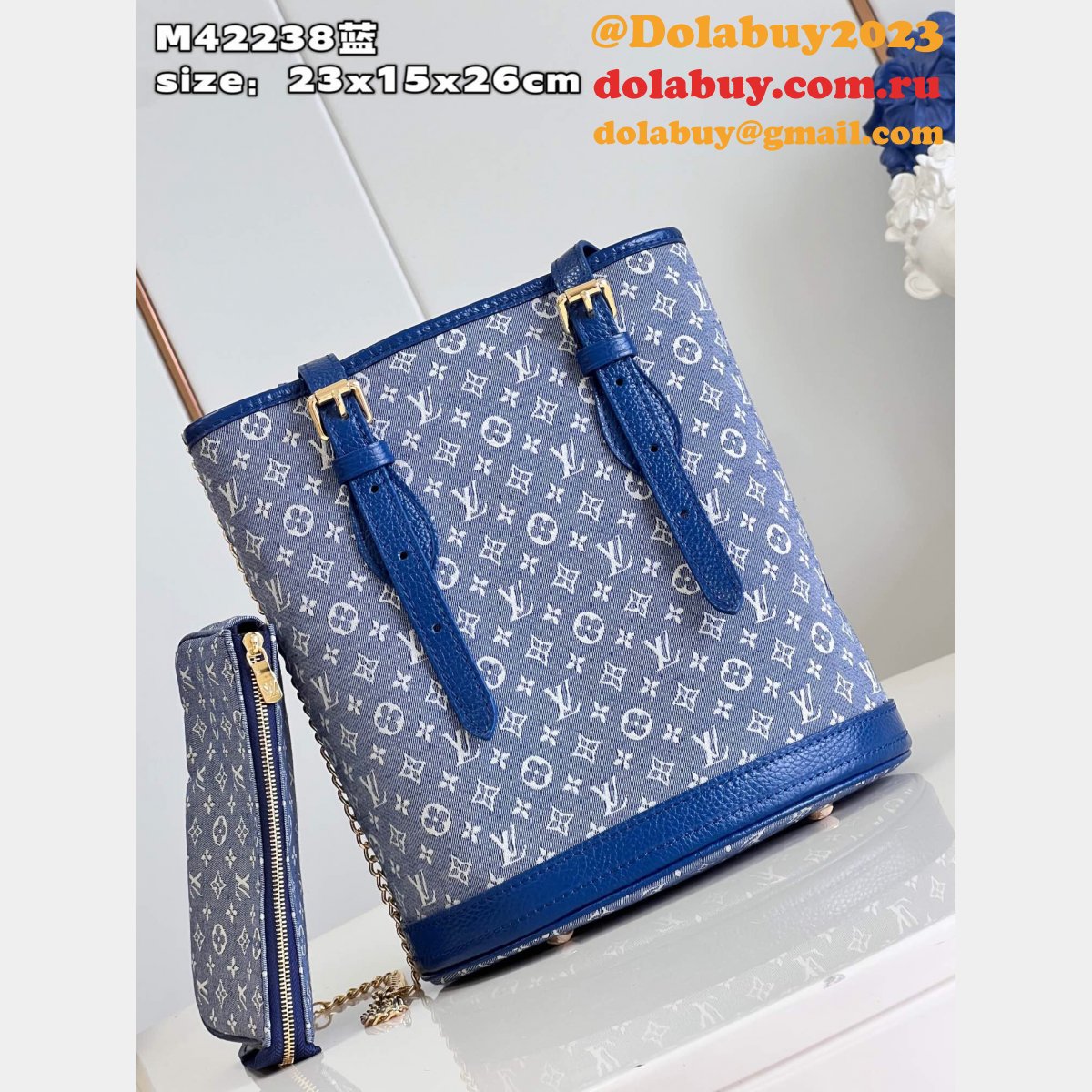 Replica Louis Vuitton Bucket Designer M42238 Shoulder Tote Bag