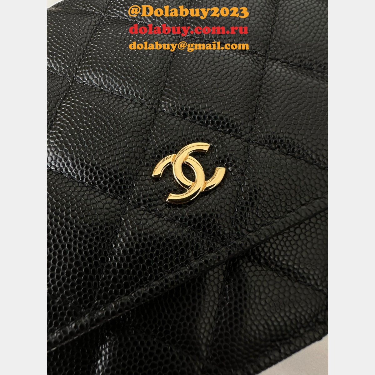 CLASSICAL Knockoff CC WOC SMALL CAVIAR LEATHER CHAIN BAG